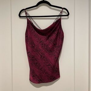 Dynamite satin blouse